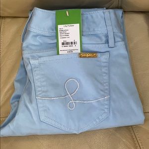 Lilly Pulitzer Worth Skinny Pants in Chambray